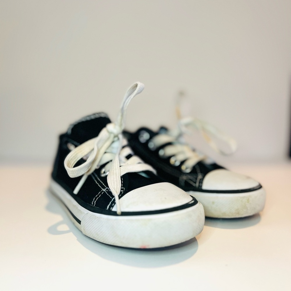 Kids Black Sneakers